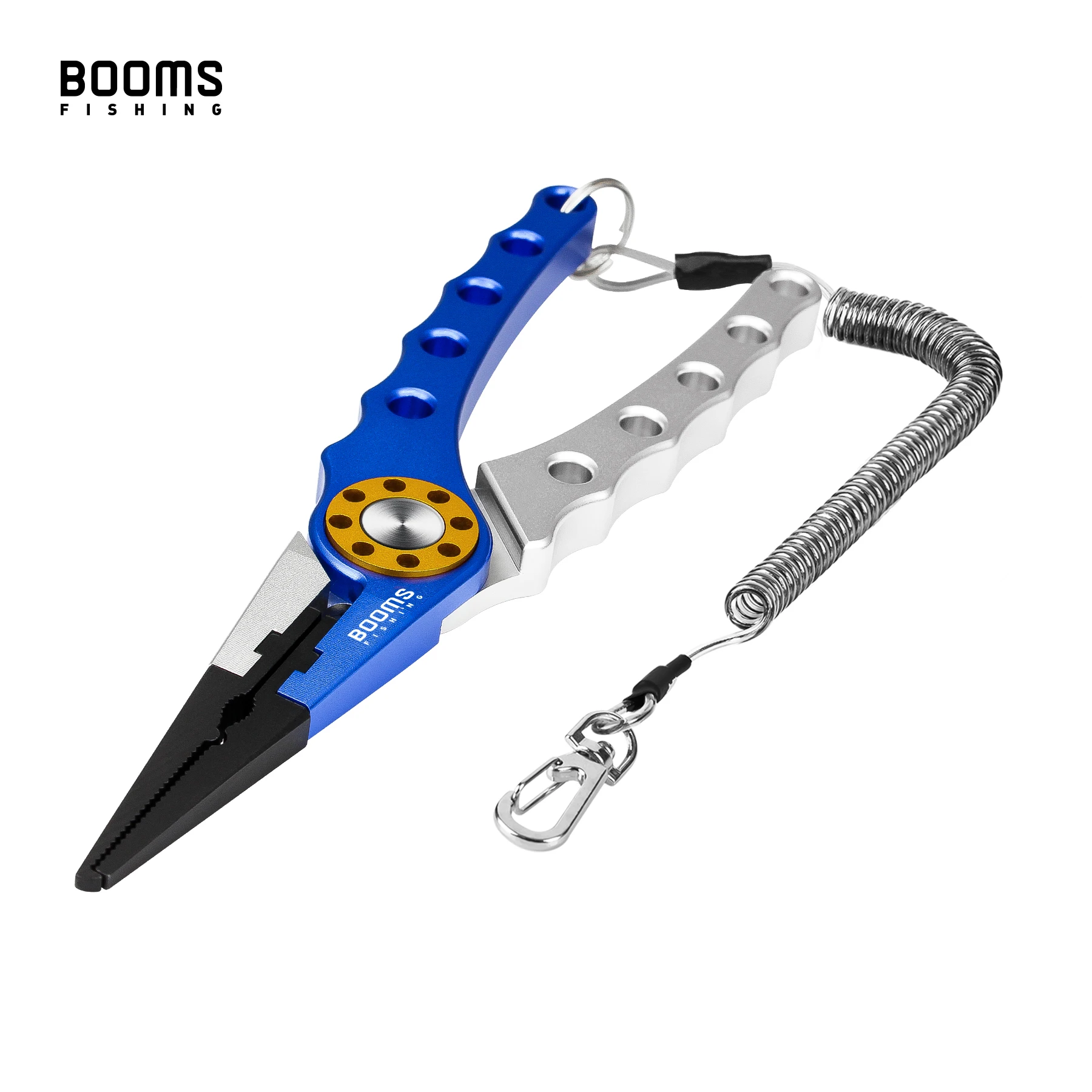 Boms Fishing X01 алюминиевые рыболовные плоскогубцы с катушкой и оболочкой|boom boom|ring