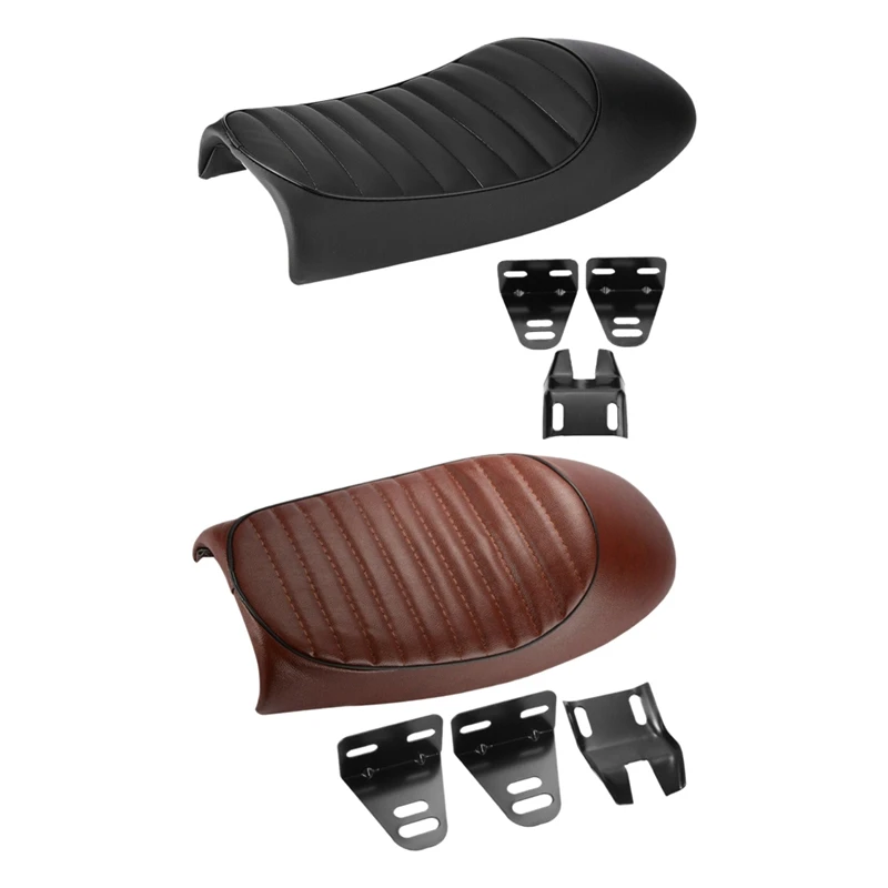 

Мотоциклетное седло Cafe Racer для Suzuki GS Yamaha XJ Honda CG125 CB350