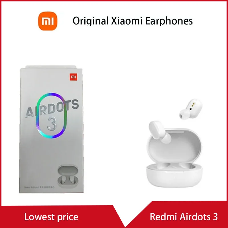 

Беспроводные наушники Xiaomi Redmi Airdots 3 Mi, TWS, Bluetooth 5,2