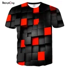 Квадраты короткий рукав 3d печатная забавная мужская футболка Повседневная летняя футболка для мужчинженщин топы футболки европейский размер XXS-6XL
