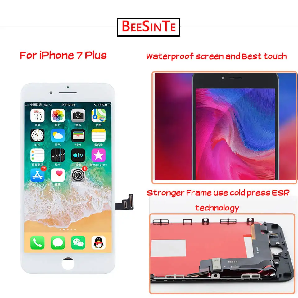 AAA+ LCD for iPhone 6 6s 7 plus display ips touch screen digitizer replacement assembly 8 pantalla OEM | Мобильные телефоны и