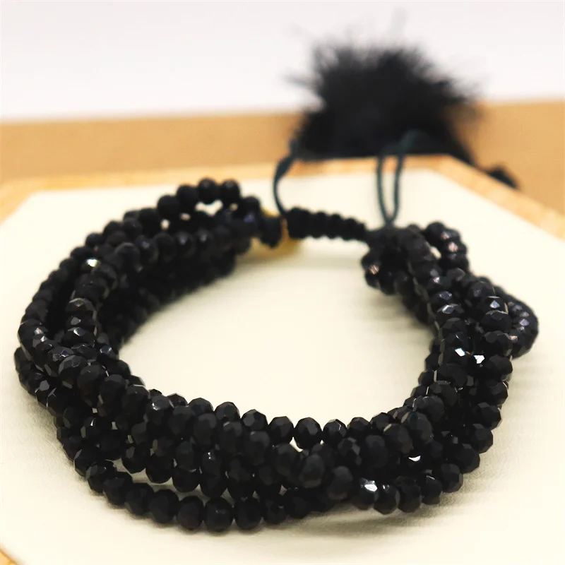 

ZHONGVI Miyuki Seed Beads Bracelets 2021 Zircon Rivets Bracelet For Women Bohemian Pulsera Woven Friendship Jewelry Wrap Tassel