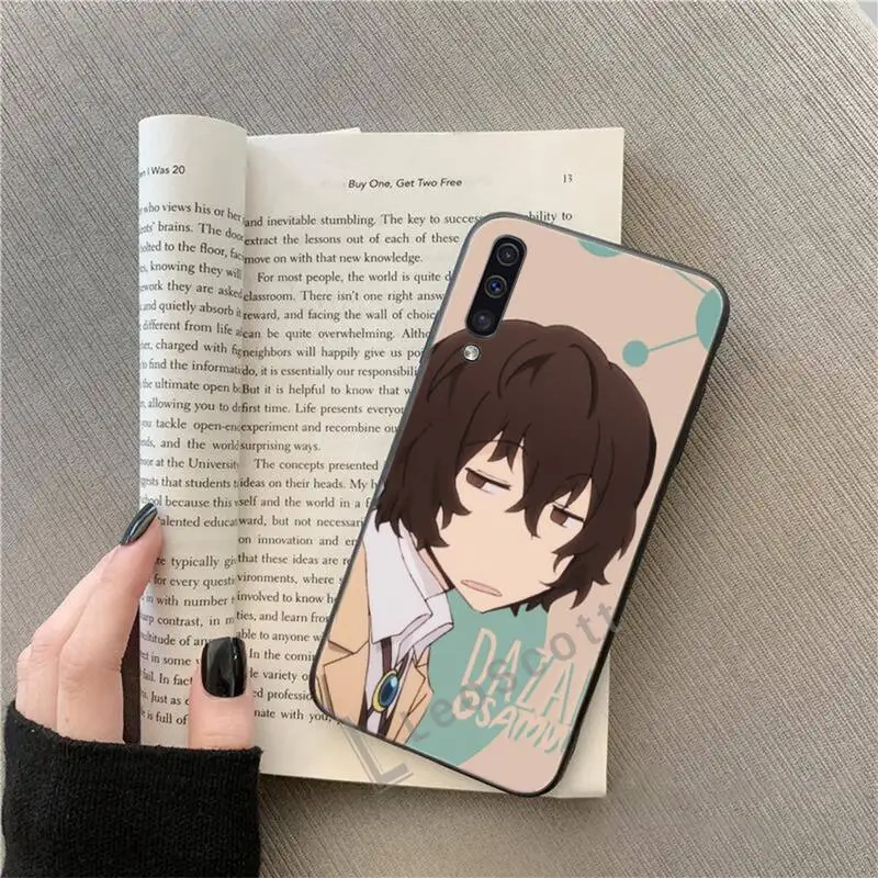 

0 Bungou Stray Dogs Dazai Osamu Phone Case For Samsung A40 A31 A50 A51 A71 A20E A20S S8 S9 S10 S20 Plus note 20 ultra