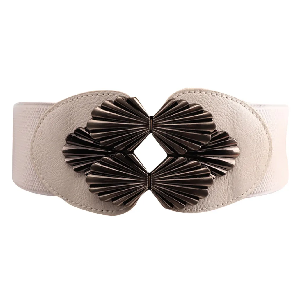 

Belt Female Skirt Waistband Women Fashion Vintage Wide Elastic Stretch Buckle Waist Belt Waistband Party Dress Decor Drop Ship