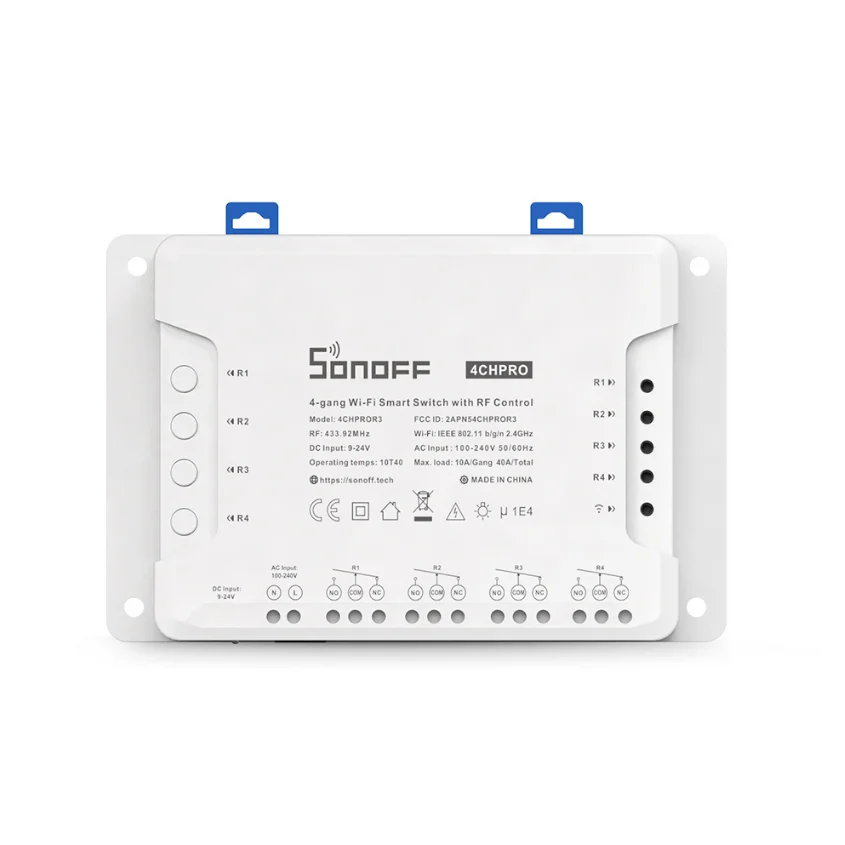 Интеллектуальный выключатель света SONOFF 4CH R3/ PRO R3 переключатель Wi-Fi модуль 4 банды