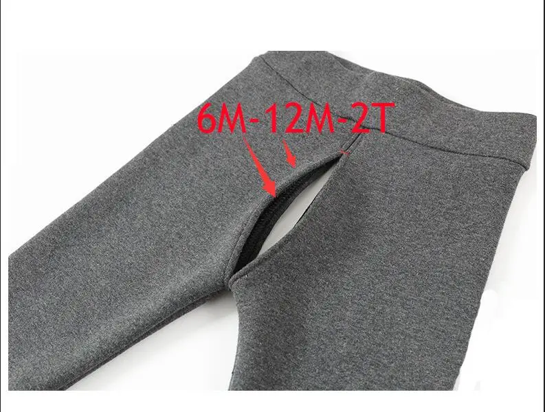 Winter Baby Warm Leggings For Children 0-4T Pants Kids Thicken Warm Elastic Waist Cotton Leggings Girls Pants Trousers