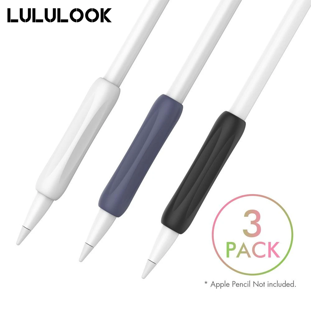 

Lululook 3Pcs Silicone Grip Holder For Apple Pencil Accessories Compatible Tablet Touch Pen Case For Apple Pencil 1st 2nd Gen