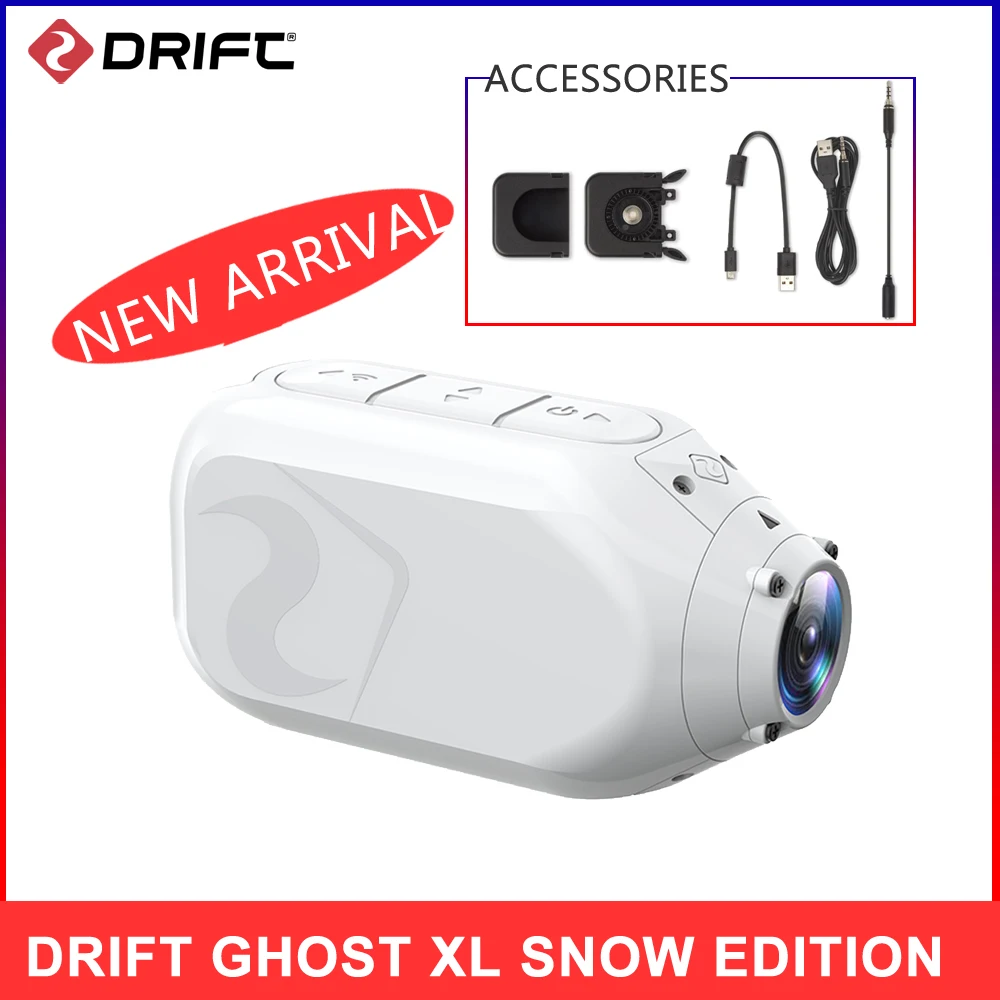Экшн камера Drift Ghost XL Snow Edition 1080P WiFi Водонепроницаемая Спортивная для YouTube Live