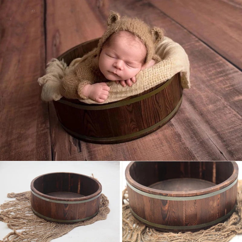 

Реквизит для детской фотосъемки, корзина, ретро бассейн, реквизит для фотостудии, реквизит для фотосъемки новорожденных, аксессуары для мал...