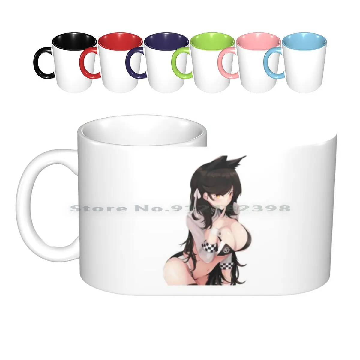 

Azur Lane-Atago Ceramic Mugs Coffee Cups Milk Tea Mug Azur Lane Atago Takao Enterprise Illustrious Bismarck Tirpitz Taihou