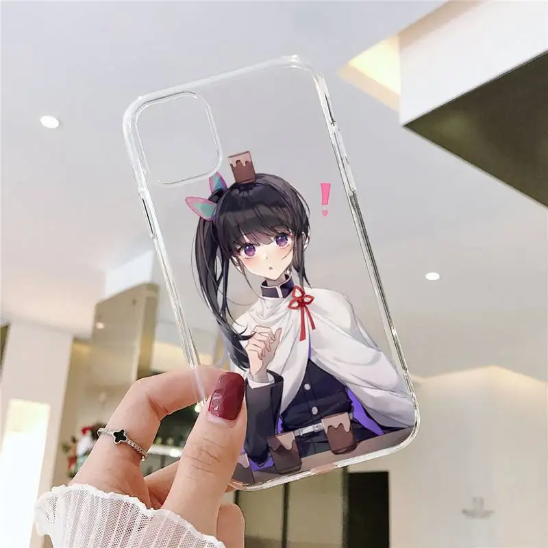 

fun design aesthetics Demon Slayer Phone Case Clear Transparent for iPhone 11 12 mini pro XS MAX 8 7 6 6S Plus X 5S SE XR 2020