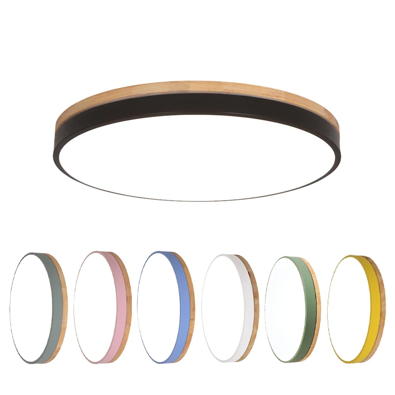 

New Modern Round LED Ceiling Light 27W 36W 48W AC 85-265V Ultra-Thin Living Room Lamp Bedrorface Mount Remote Control