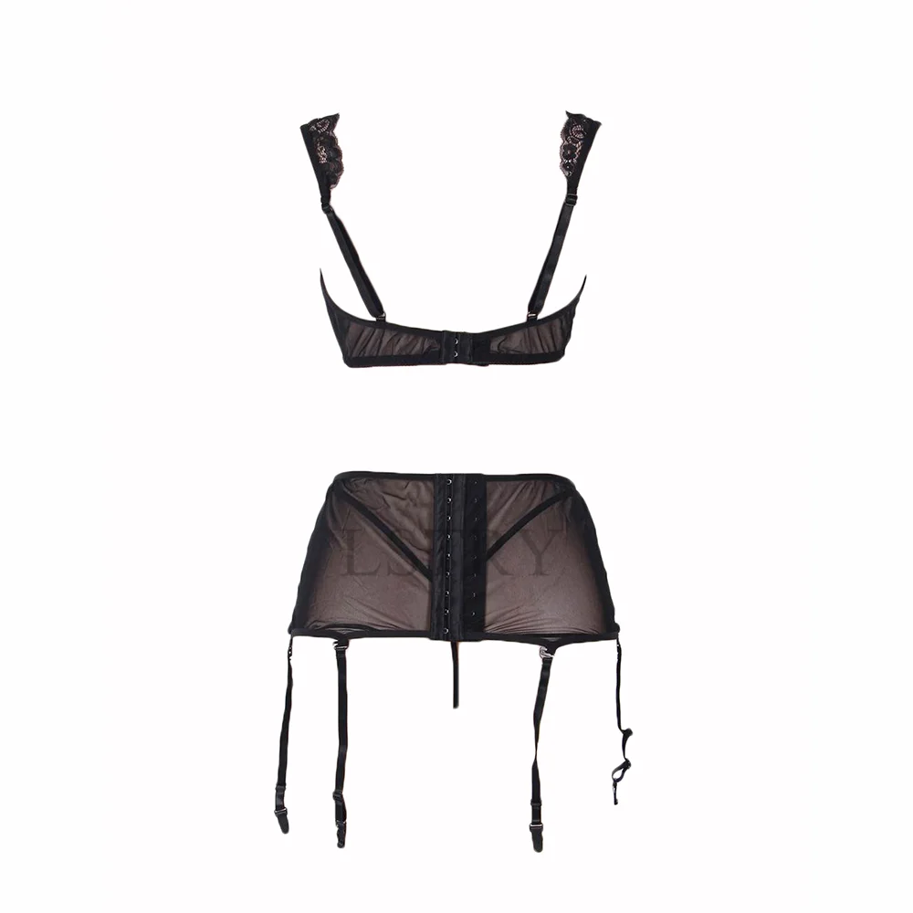 LSTRY 2021 Новинка подвязка бант женское черное кружево перспектива бинты