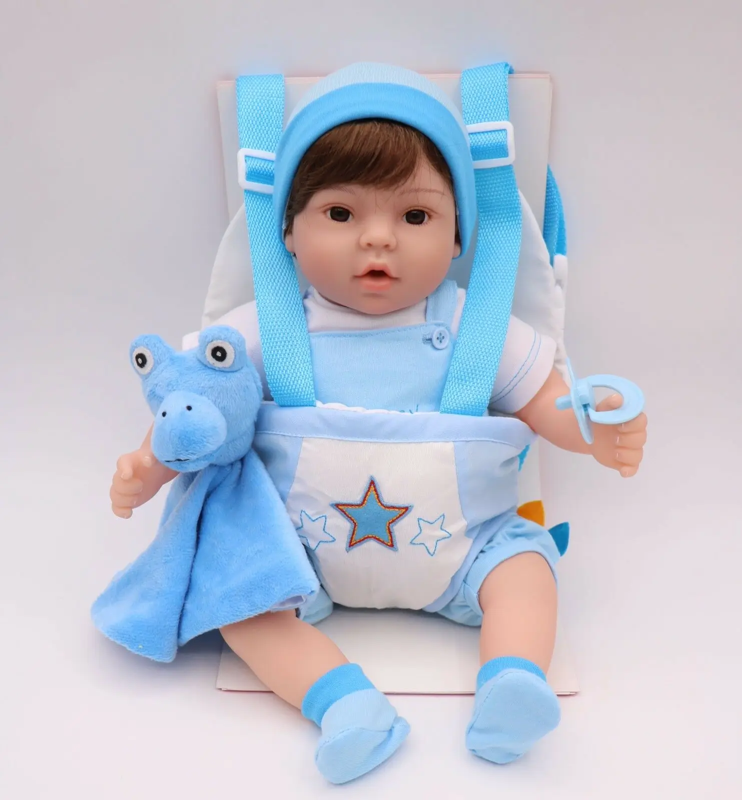 

Reborn Baby Boy Preemie куклы ручной работы реалистичные Новорожденные реалистичные виниловые игрушки 16 ''детские игрушки для девочек игрушки для дет...