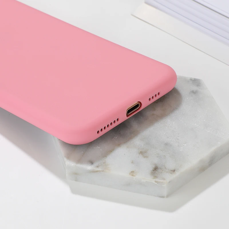Чехол-накладка для iPhone 7 11 12 Pro Max силикон матовый | Мобильные телефоны и аксессуары