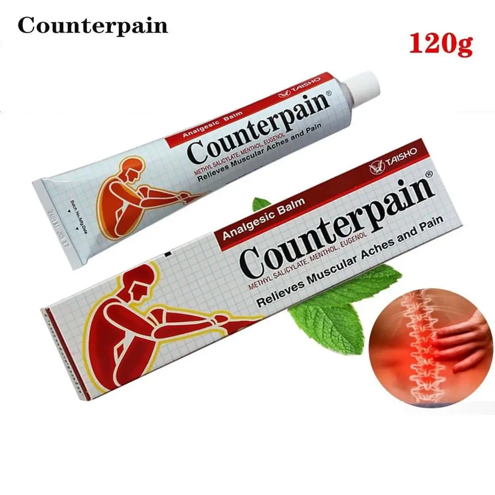 

2pcs/lot 120g Counterpain Analgesic Ointment Relieves Joint Arthritis Pain Muscle Ache Sports Injury Sprain Massage Thailand
