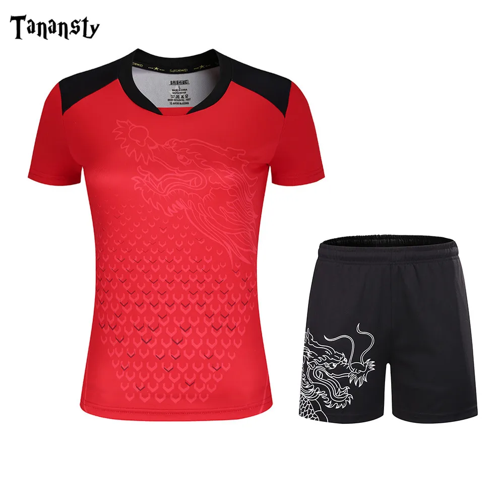 NEW Badminton shirt Women Men Sportswear Tennis sports Table tennis polo Shirts clothes breathable | Спорт и развлечения