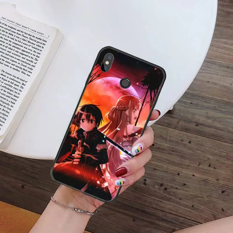 

Sword Art Online Japan anime Phone Case For Xiaomi Redmi note 7 8 9 t k30 max3 9 s 10 pro lite