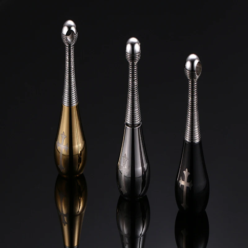 2022 модный титановый материал урна Каскадный кулон с крестом с узором благовоний индивидуальное ожерелье Подходит для мужских ювелирных изделий