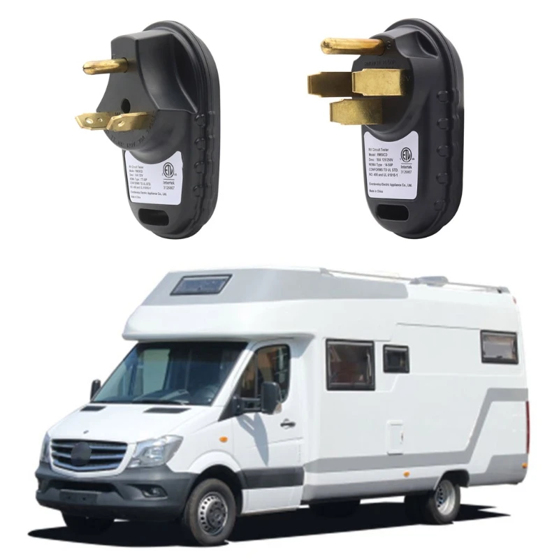 

Портативный тестер цепи для автофургона, трейлера, с индисветильник