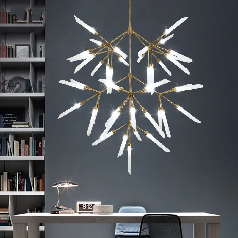 Светодиодные люстры Светлячок в стиле пост-модерн Скандинавская лампа виде