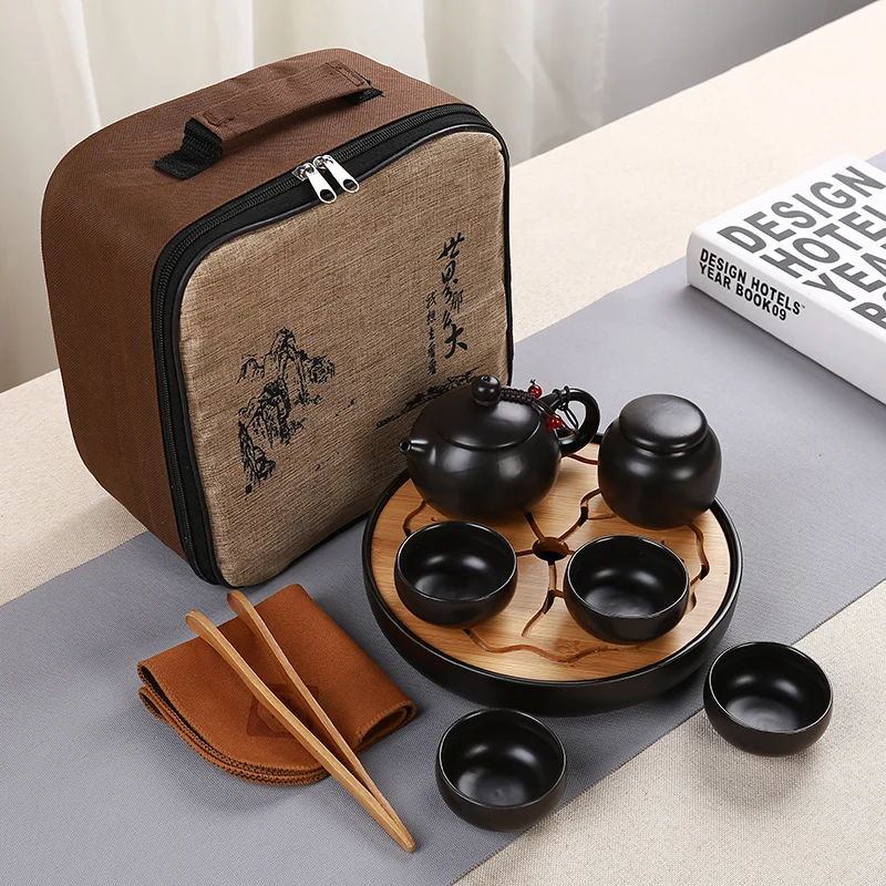 2019 фарфоровый сервиз teekanne kung fu органайзер gaiwan китайский чайный для путешествий