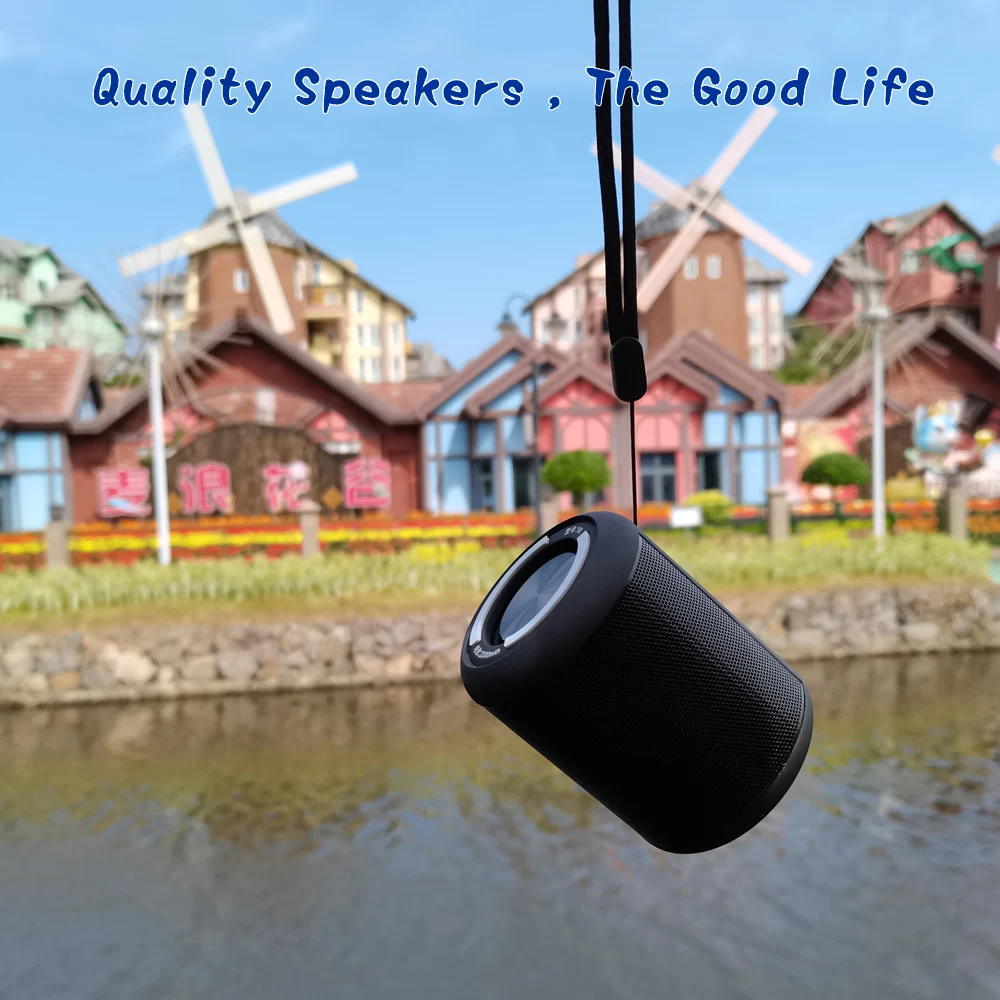 Портативные Bluetooth динамики Box Sound Home Heavy Bass Wireless Mini Cell Phone Small Steel Gun Metal Music Outdoor