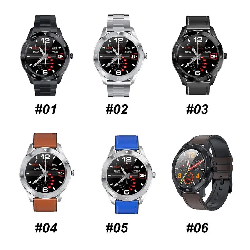 

DT98 Smart Watch Men IP68 Waterproof With Leather Steel Strap ECG Heart Rate Multi-dial Business Relogio Inteligente Smartwatch