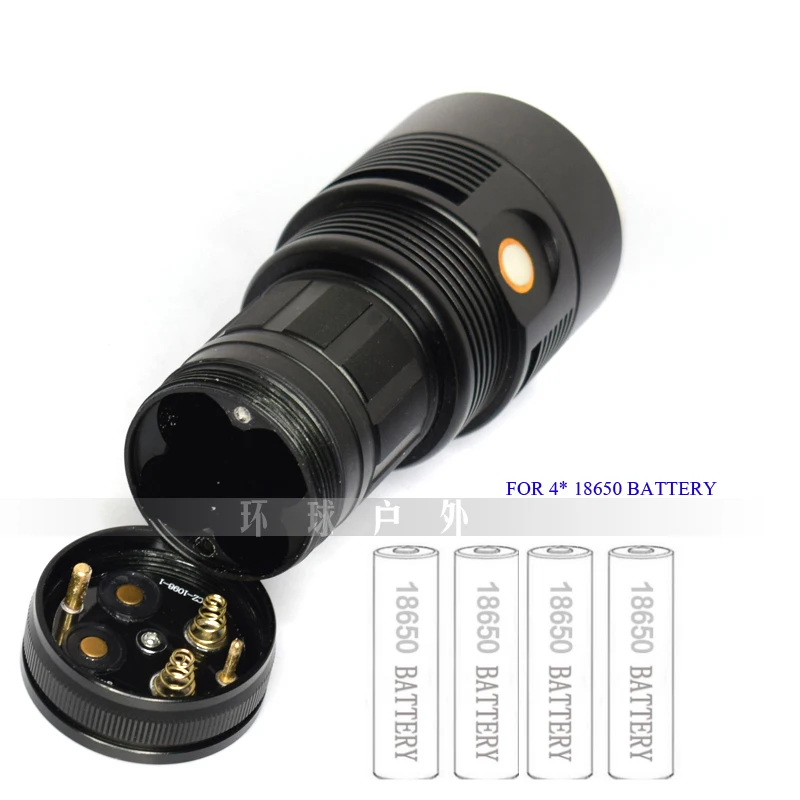 Comprar Lámpara De Exploración De Foco De Largo Alcance De XH-P90, Iluminación Exterior De Alta Potencia, Linterna Fuerte Y Ligera Multifunción Para El Hogar