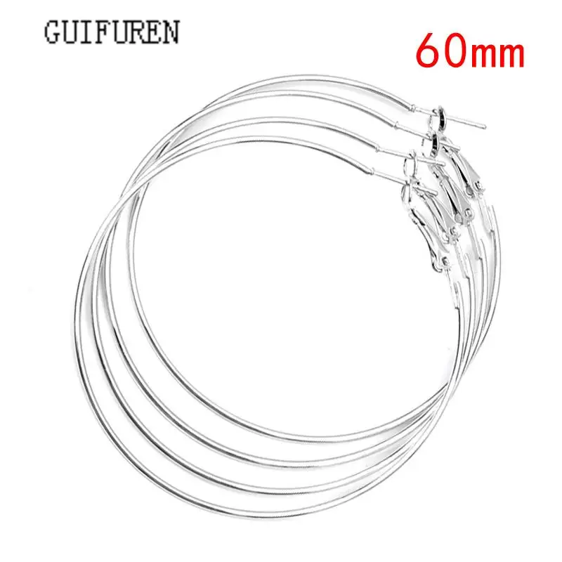 

Женские серьги-кольца из металлического сплава, 20 шт.