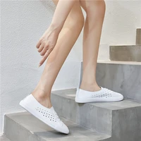 tenis feminino women platform tennis shoes light sneakers breathable summer outdoor slip on leather casual shoes plus size 43