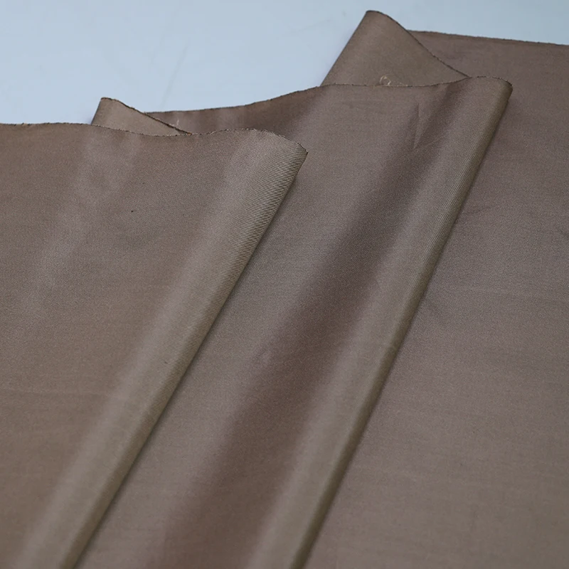 50 см * 140 Ткань для вечернего платья натуральный шелк тафта пряжа окрашенная хаки