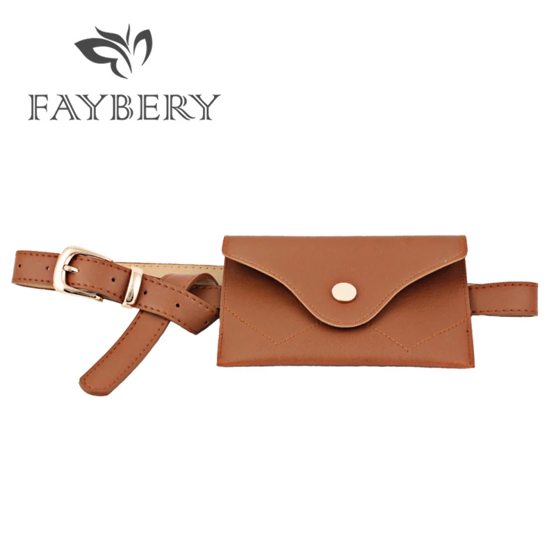 Поясная Сумка для женщин Простой повседневный ремень из искусственной кожи
