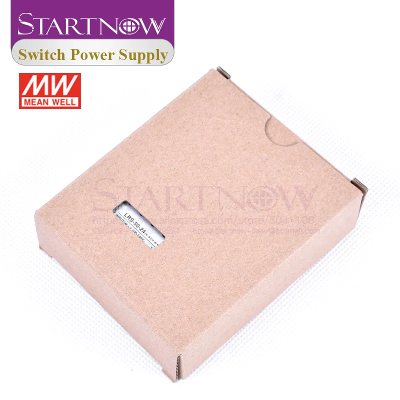 Startnow LRS-50-24 переключатель питания AC DC 24V 2.2A 50W Тайвань импульсный источник Meanwell для