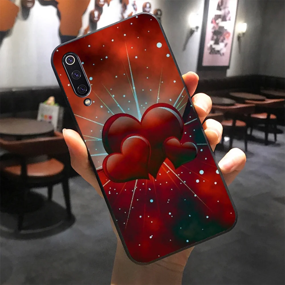 BaweiTE 3D Love Heart Customer высококачественный чехол для телефона Xiaomi 8 9 se 5X Redmi 6pro 6A 4X 7 5plus note