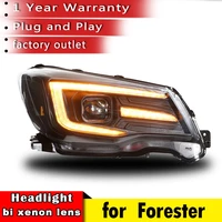 car accessories for forester headlights 2013 2016 original design led headlight led drl bi xenon lens high low beam parking