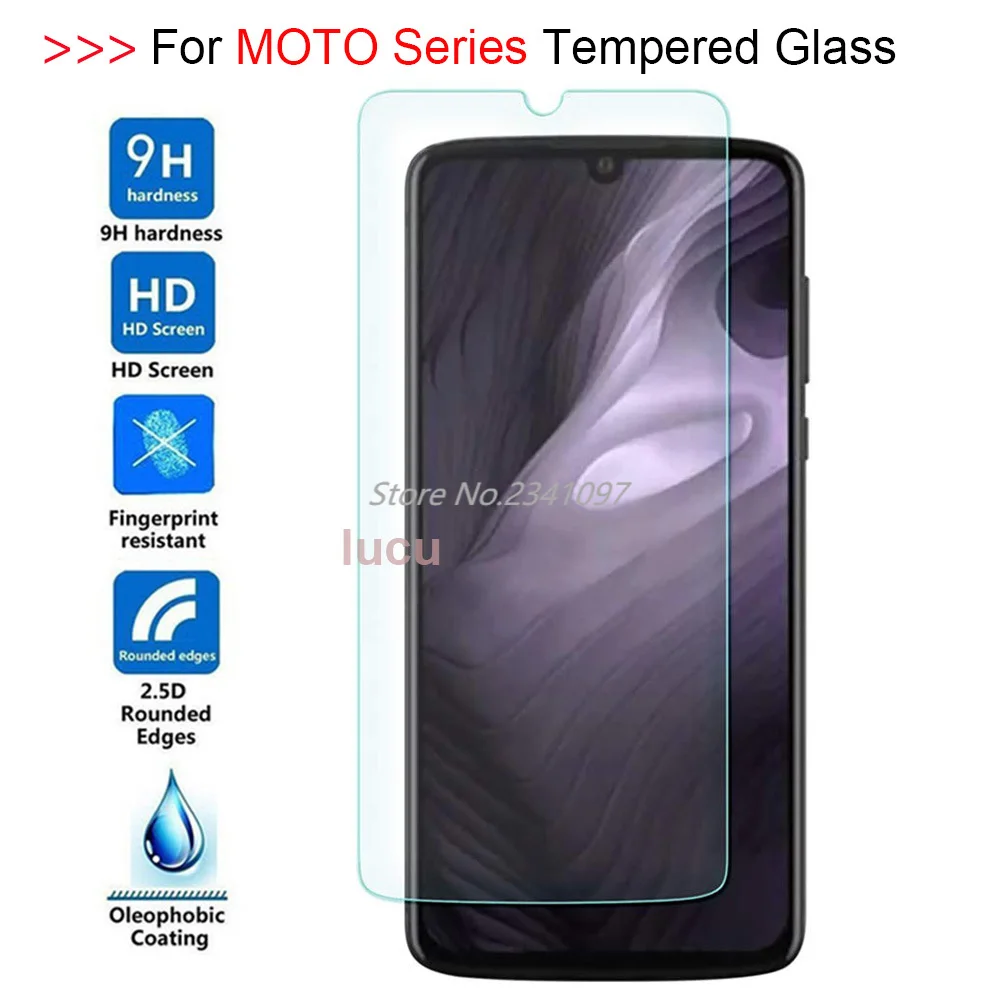 Закаленное стекло 9H 2.5D для Motorola MOTO One Pro Vision Action Zoom Power Z4 Force Play P30 P40 P50 Защитная