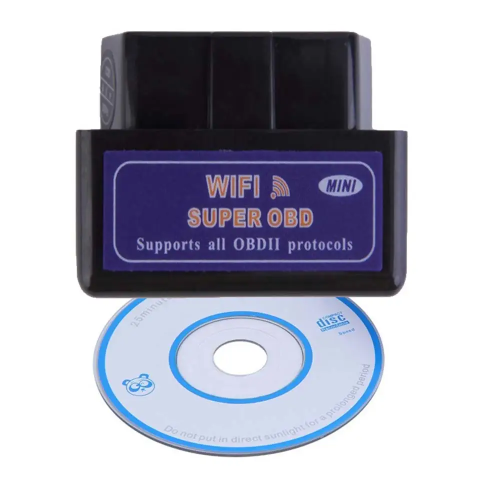 ELM327 V1.5 автомобильный диагностический сканер ELM 327 в 1 5 OBD2 для Android/iOS Elm327 WIFI OBD 2