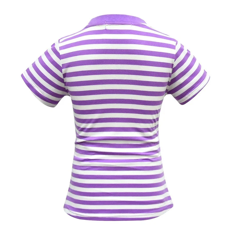 

Lol Surprise Doll New Children's Striped Short-sleeved T-shirt for Girls with Round Neck 3-10 Years Old Children's Clothing