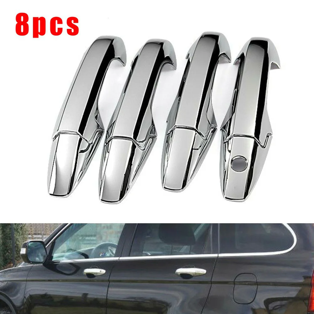 

Chrome Side Door Handle Cover Trim Fit for 2007 2008 2009 2010 2011 Honda CR-V CRV