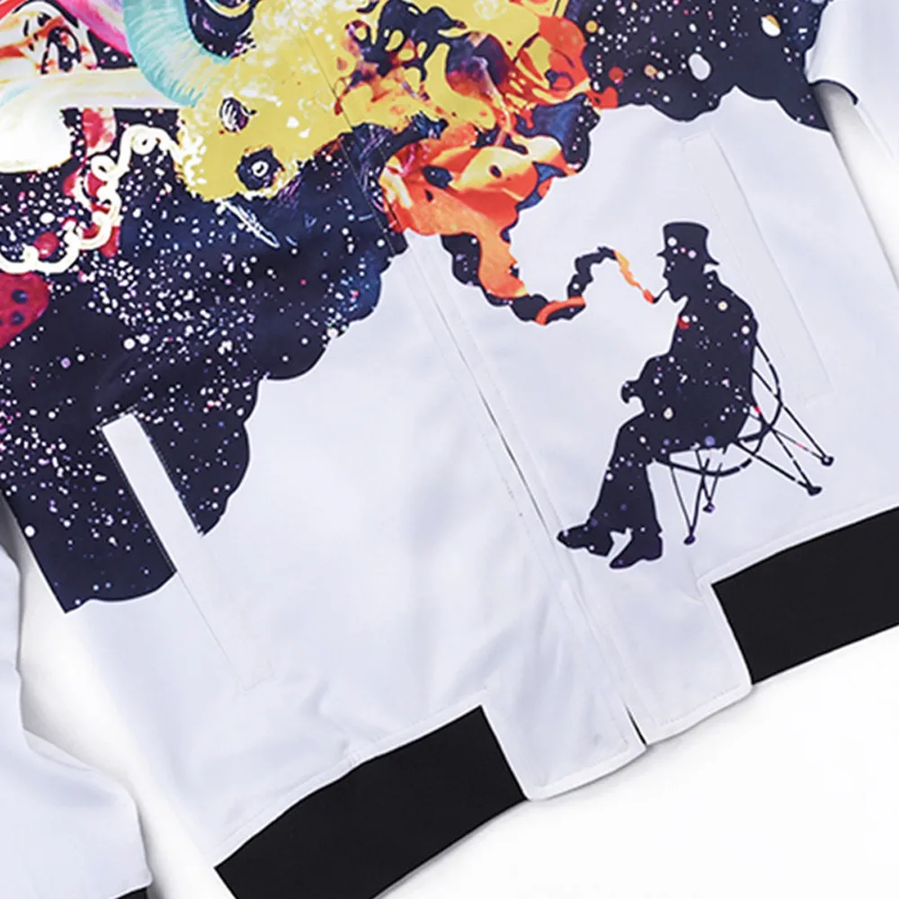 Мода готический плюс размер Мужская куртка с длинным рукавом s Осень Зима