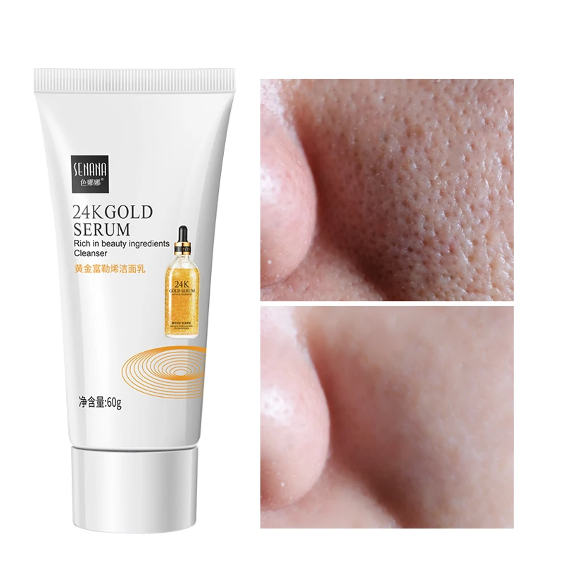 SENANA Gold Fullerene моющее средство Молочный Крем глубокое очищение питательный