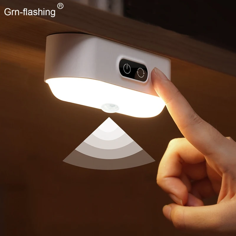 Приглушаемый светильник для шкафа с датчиком движения ночсветильник пассивным