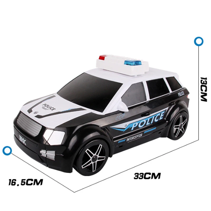 

Children'S Hand-Made Toys Deformed Parking Lot Storage Toy Car Scene Deformed Music Light Multifunctional Deformation Car HC0260