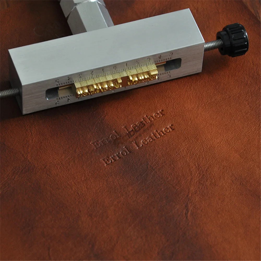 RCIDOS-letras estampadas de aluminio para grabado CNC, set de 195 unids/set, con caja y mango, apto para m&aacute;quina Movego-4