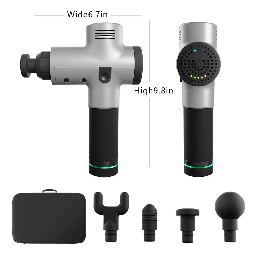 

Tissue Massage Gun Muscle Massager Muscle Pain Management after Training Exercising Body Relaxation Slimming Shaping Pain Relief