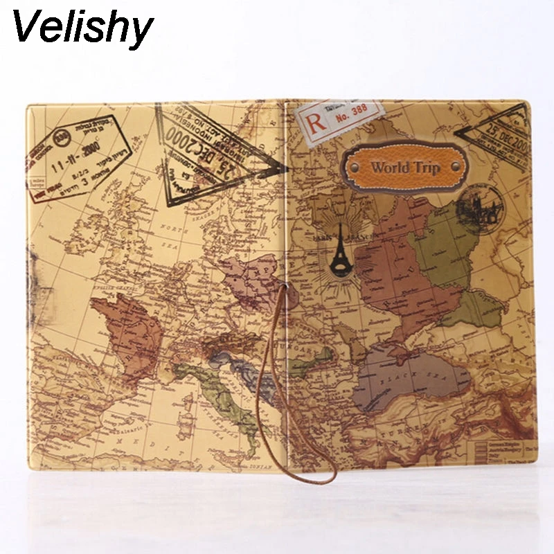 Velishy 1 шт. новинка милая карта держатель для паспорта Обложка удостоверение