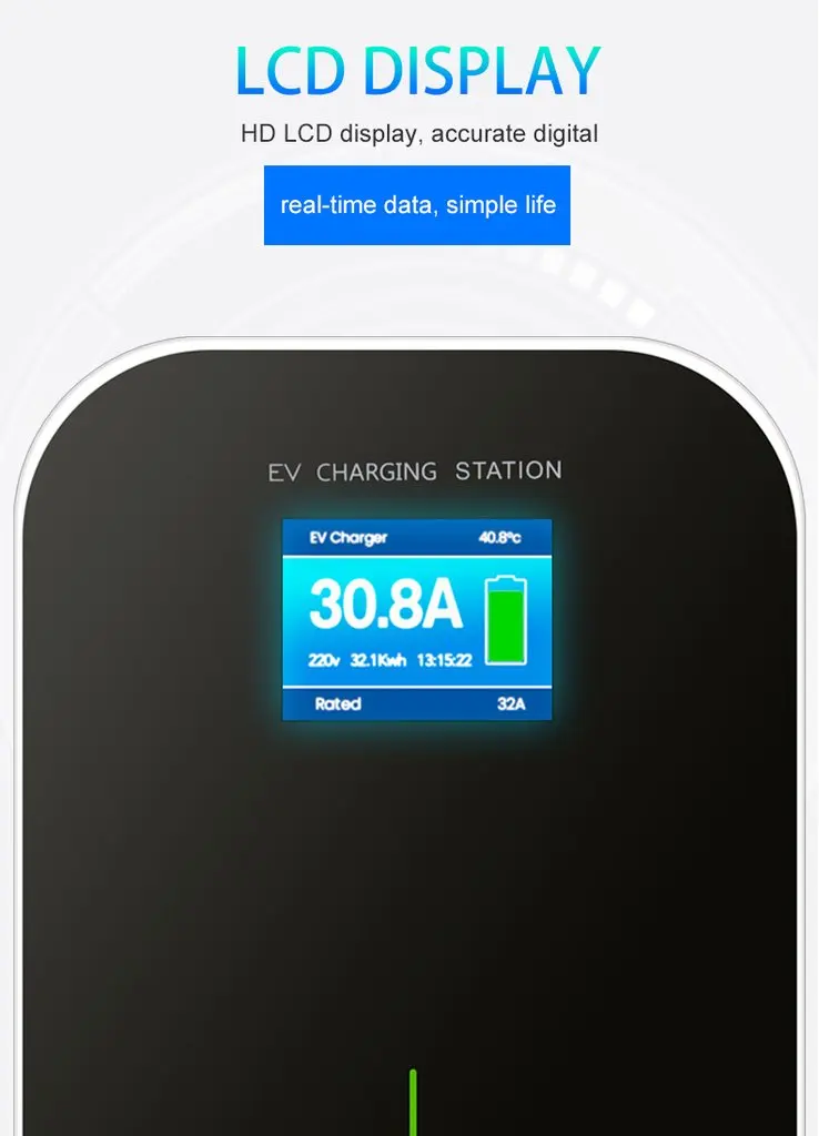 32А 1 фазная версия приложения EV зарядное устройство для электромобиля зарядная станция с кабелем 2 типа IEC 62196-2 для Mercedes-Benz MINI Cooper