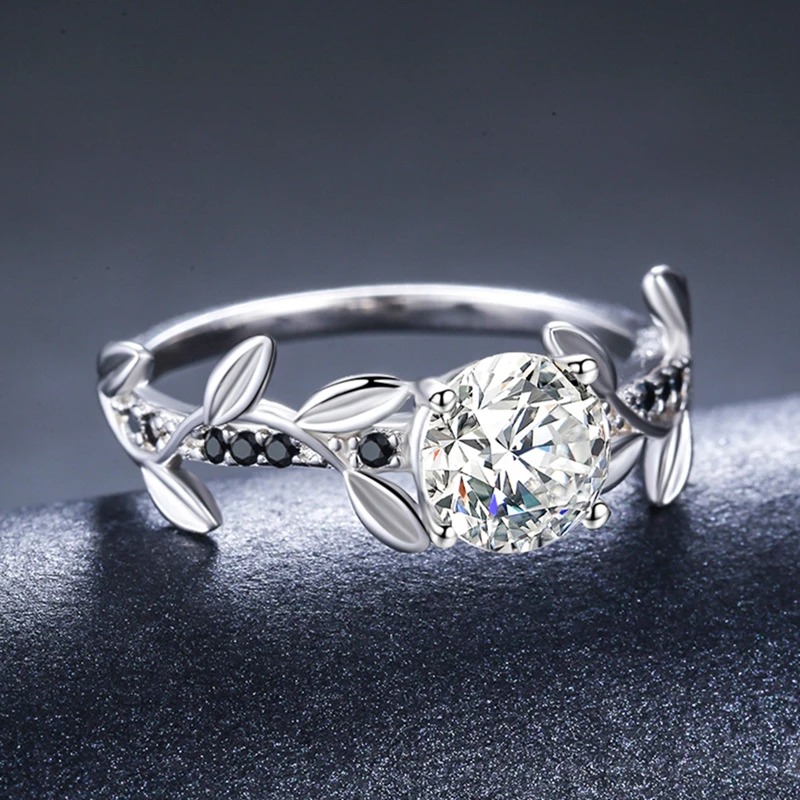 

SODROV 925 Sterling Silver Ring Finger Trendy Wedding Rings for Women Female Bague Sterling Silver Jewelry G079