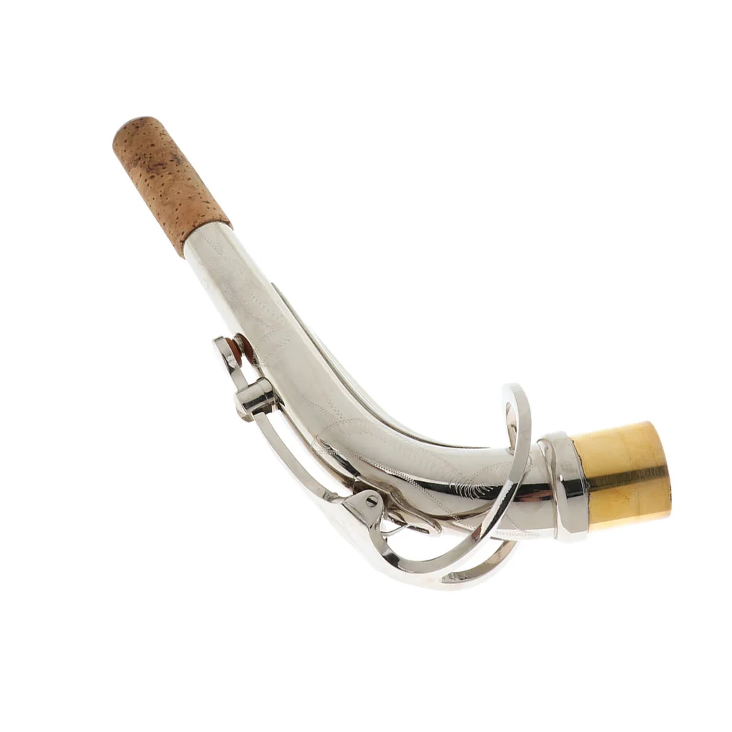 Практичный никелированный ЭБ альт-саксофон изгиб шеи резьба по дереву для